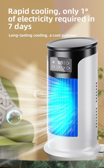 4-in-1 Portable Desktop Cooling Fan with Mist Function