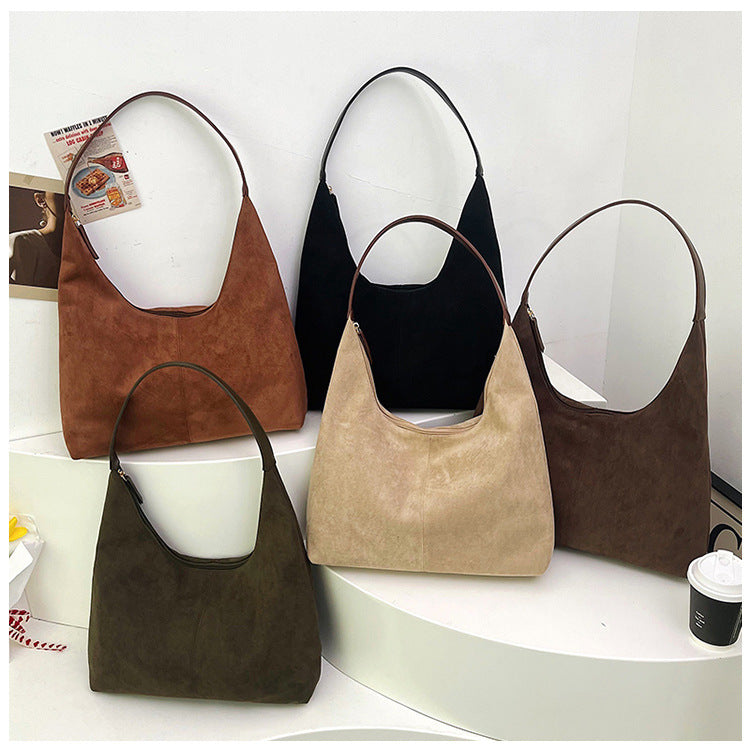 Vintage Style Matte Shopping Bag