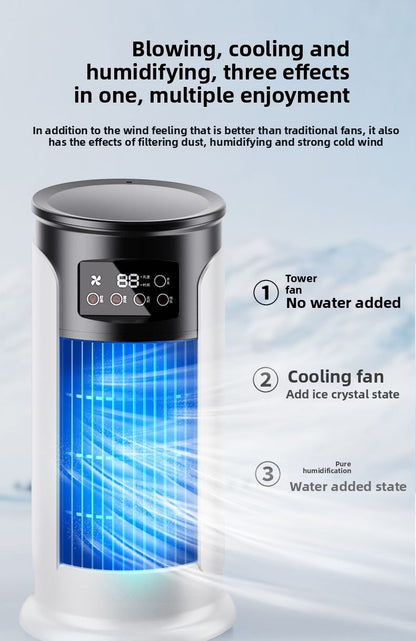 4-in-1 Portable Desktop Cooling Fan with Mist Function