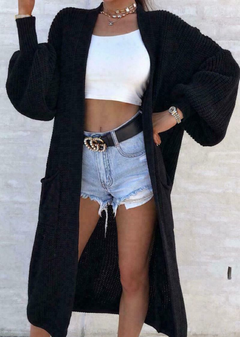 Soft Oversized Cable Knit Cardigan for Women