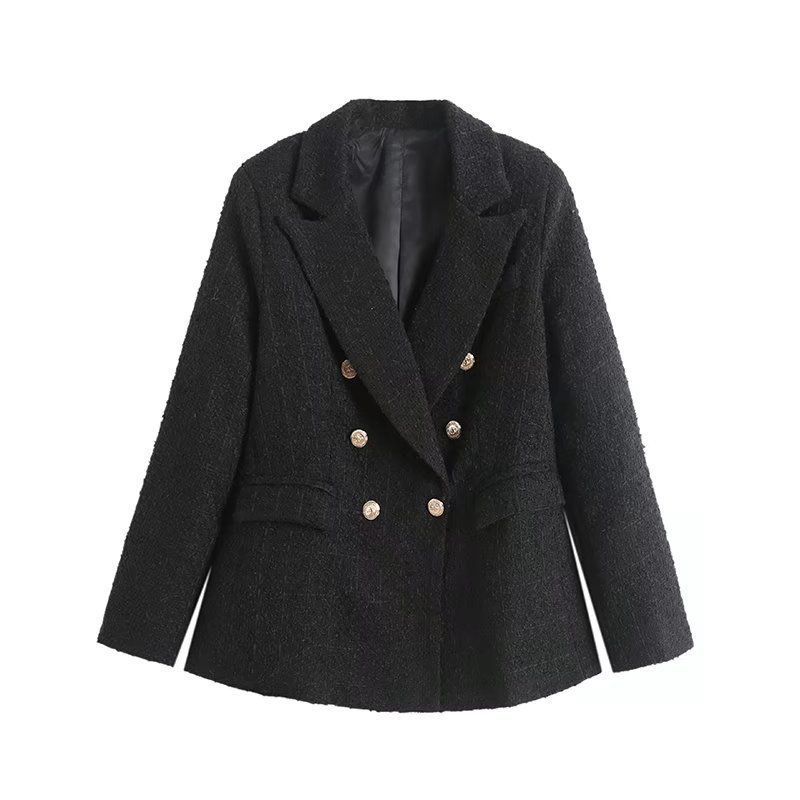 Classic Ladies Suit Jacket with Buttons - OutfitLondon