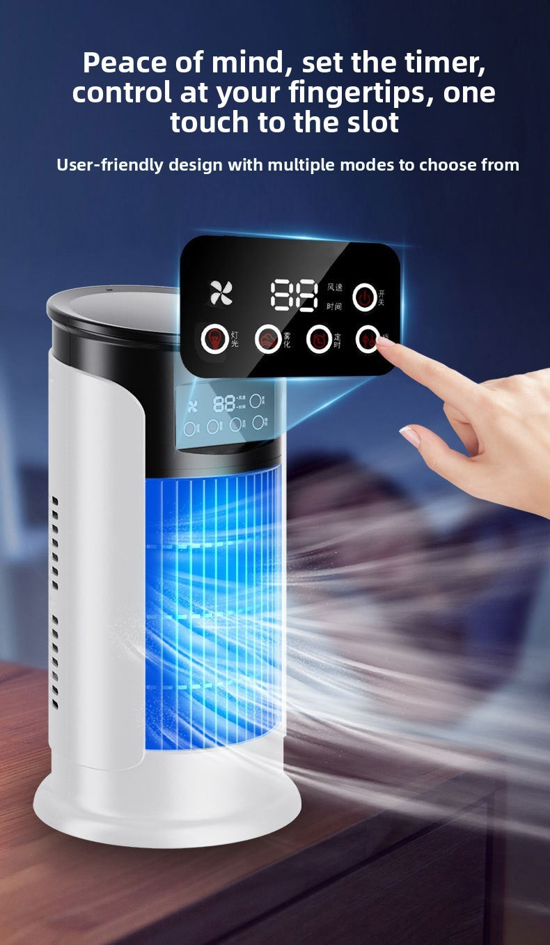 4-in-1 Portable Desktop Cooling Fan with Mist Function