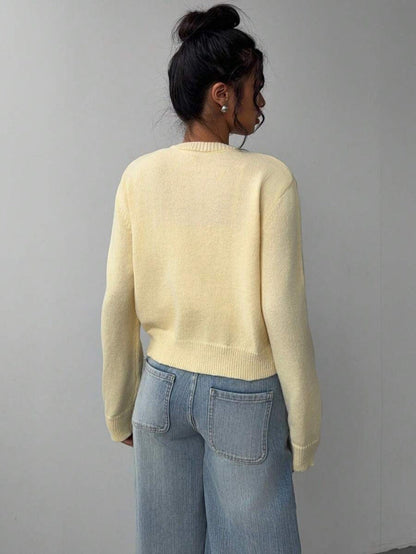 Cozy Fit Women's Knitted Cardigan Spring Sweater