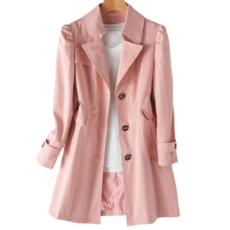 Timeless Double Button Raincoat for Women