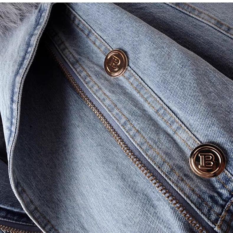 Soft Fleece Lined Women's Denim Coat