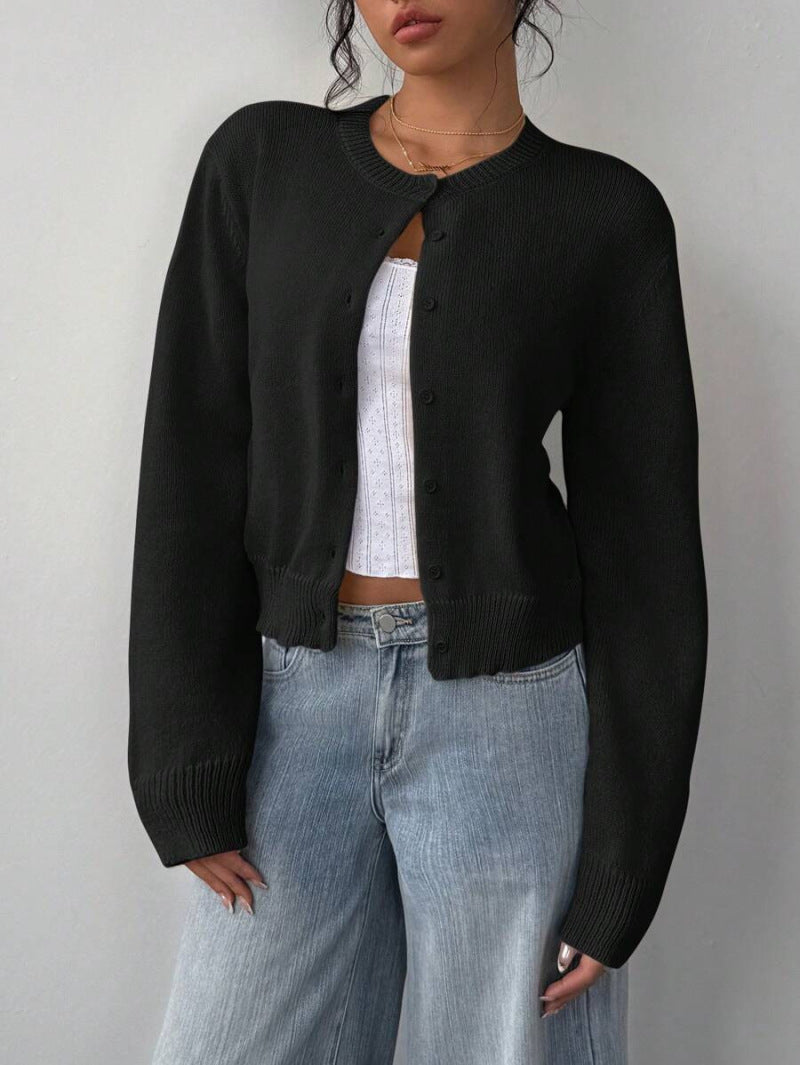 Cozy Fit Women's Knitted Cardigan Spring Sweater