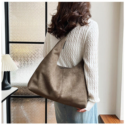 Vintage Style Matte Shopping Bag