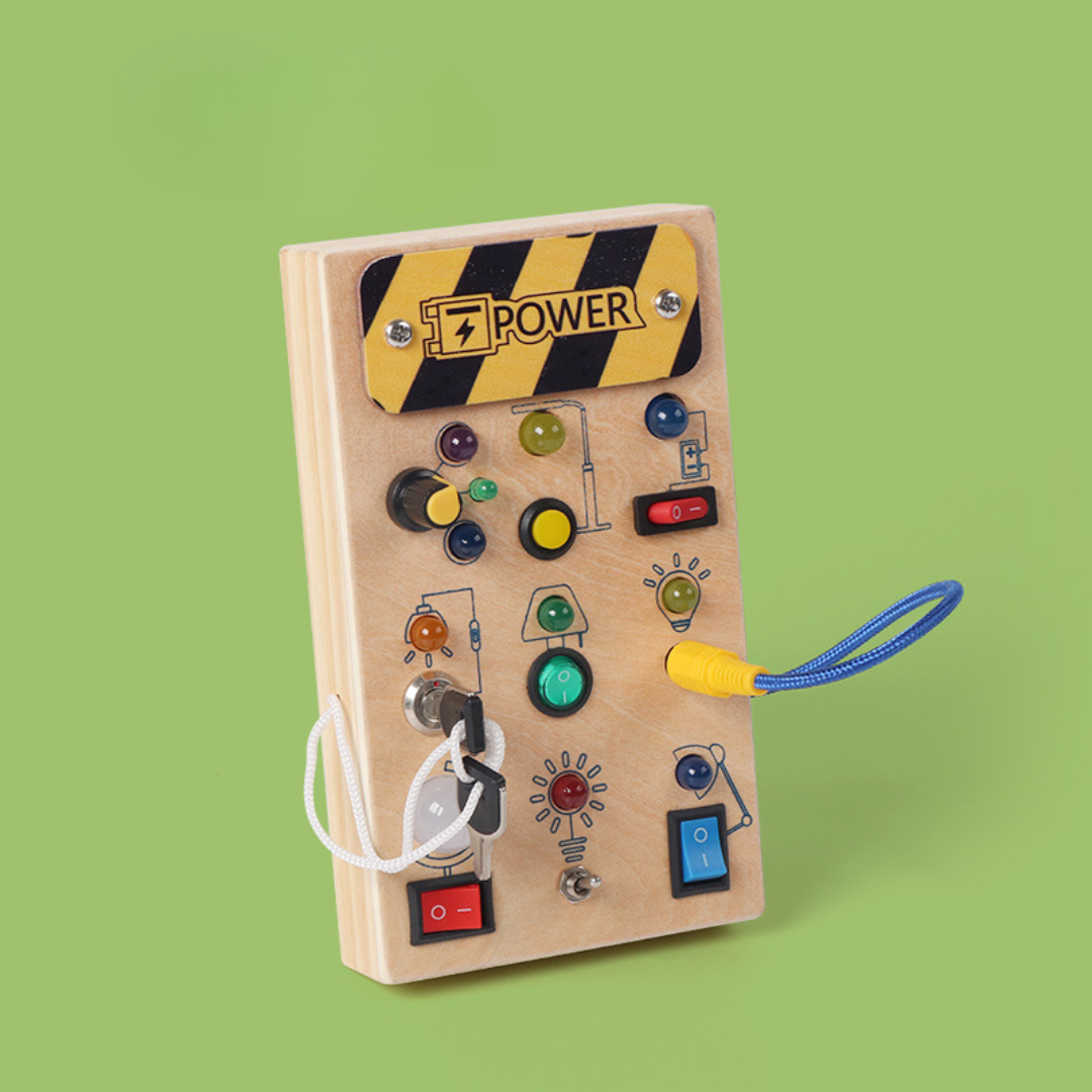Interactive Wooden Learning Board for Toddlers