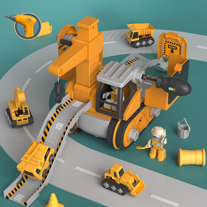 Fun Building Blocks Toy Set For Kids Trucks