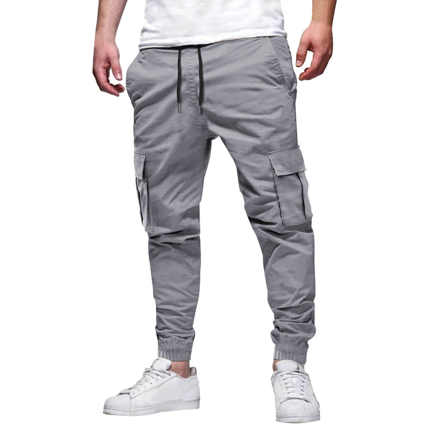 Men's Slim Fit Stretch Cotton Trousers