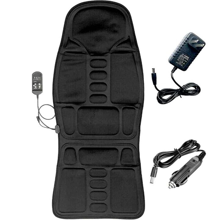 Relaxing Heated Massage Seat Cushion With Neck Support