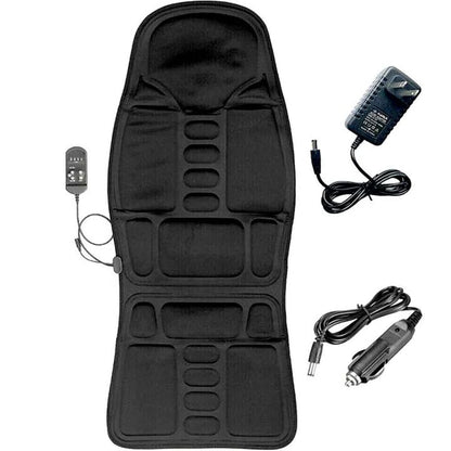 Relaxing Heated Massage Seat Cushion With Neck Support