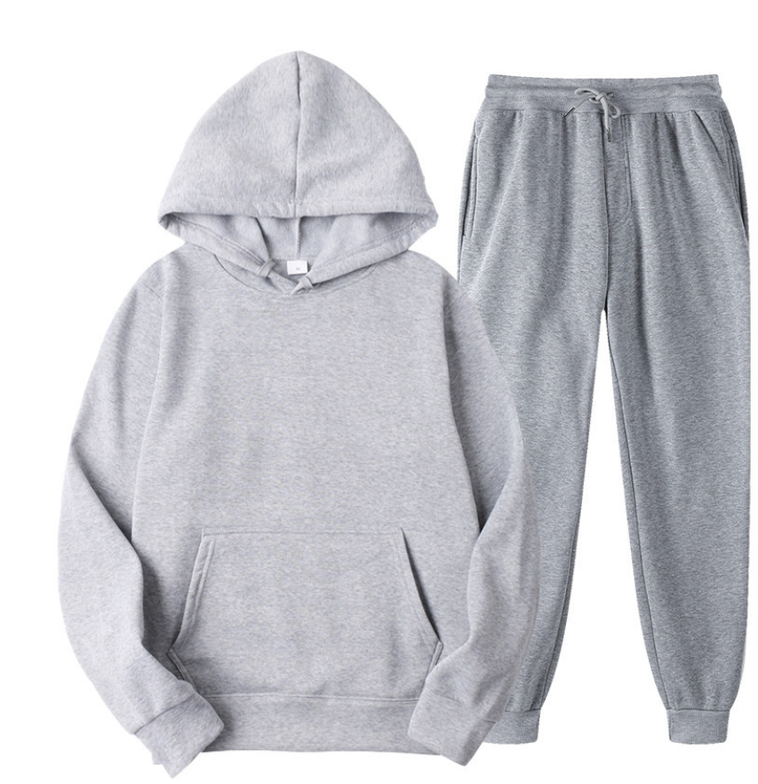 Relaxed Fit Hoodie and Jogger Tracksuit Set