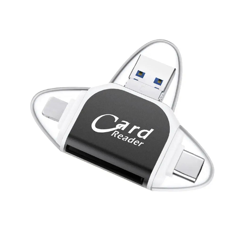 Multi-Function 4-in-1 Card Reader Adapter