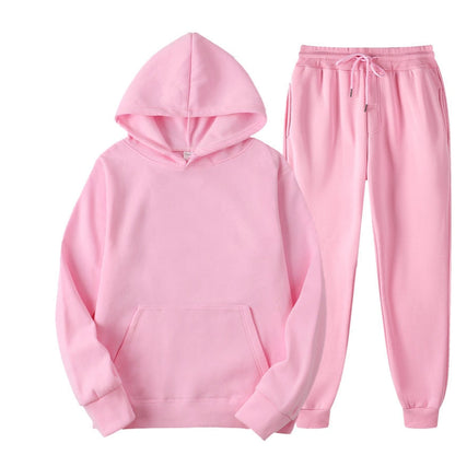 Relaxed Fit Hoodie and Jogger Tracksuit Set