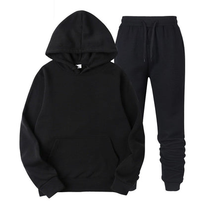 Relaxed Fit Hoodie and Jogger Tracksuit Set