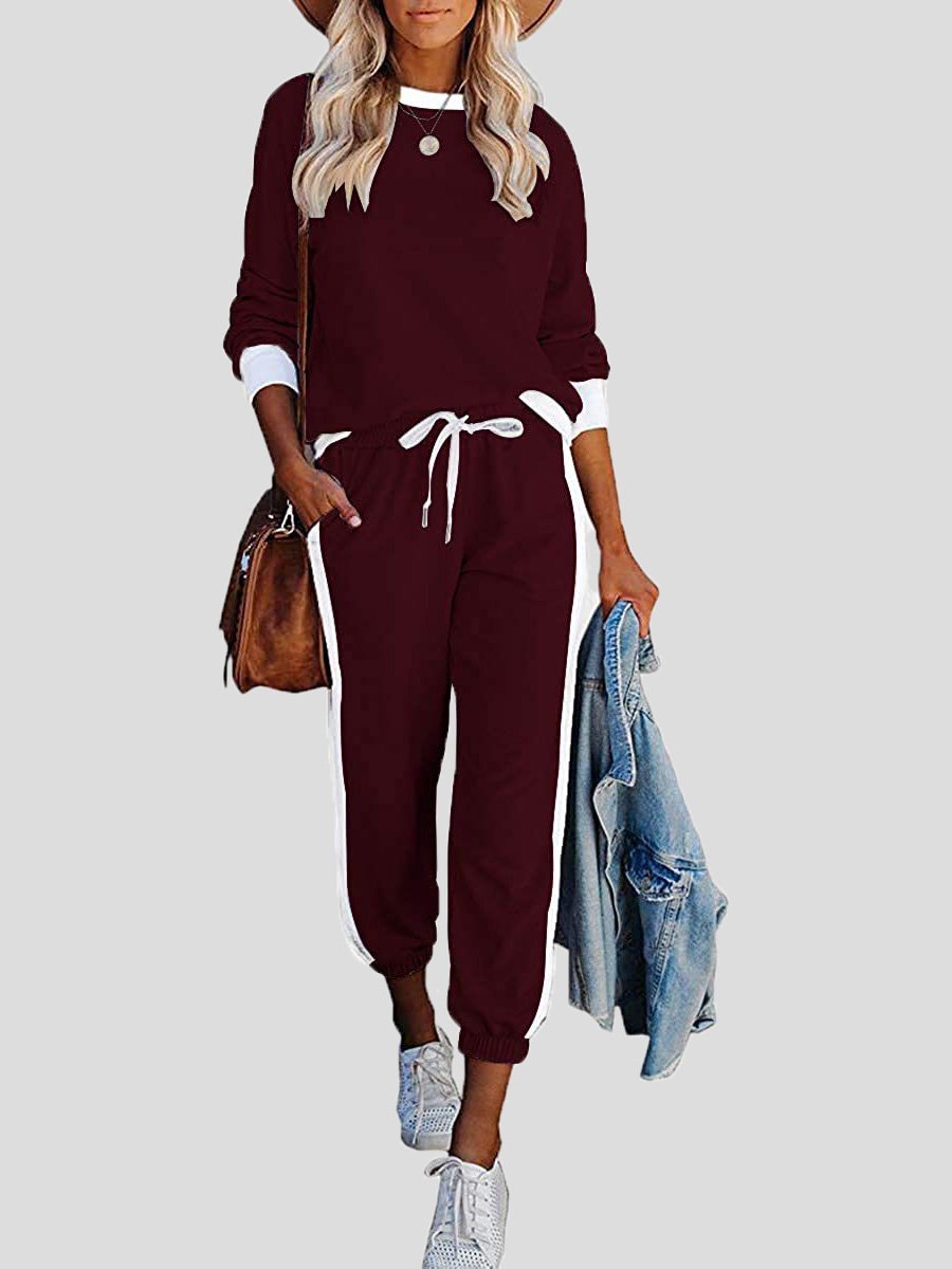 Comfortable Ladies Lounge Sweat Suit Set - OutfitLondon