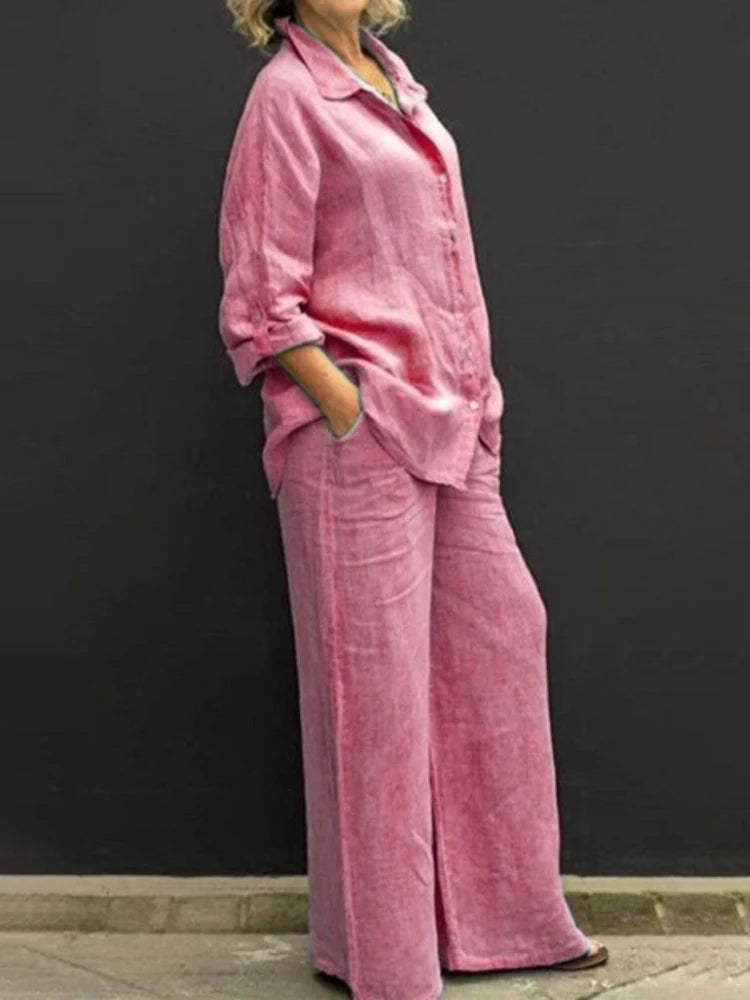 Soft Women's Lounge Long-Sleeve Pajama Set