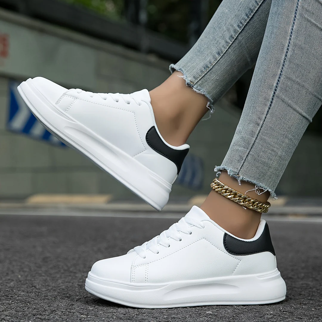 Comfortable Leather Supportive High Top Sneakers
