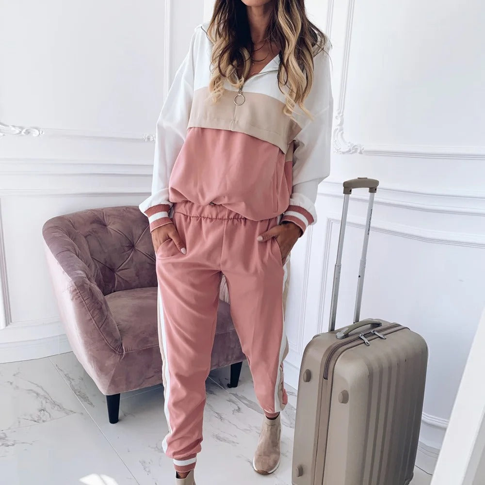 Soft Women's Hooded Tracksuit Set