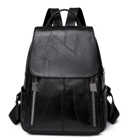 Secure Women's Leather Backpack