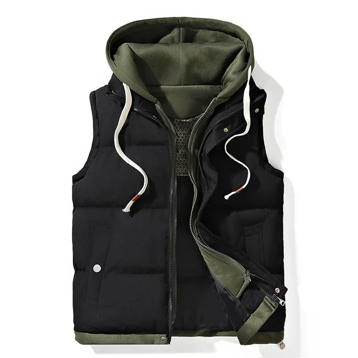 Men's Lightweight Puffer Vest Insulated Black