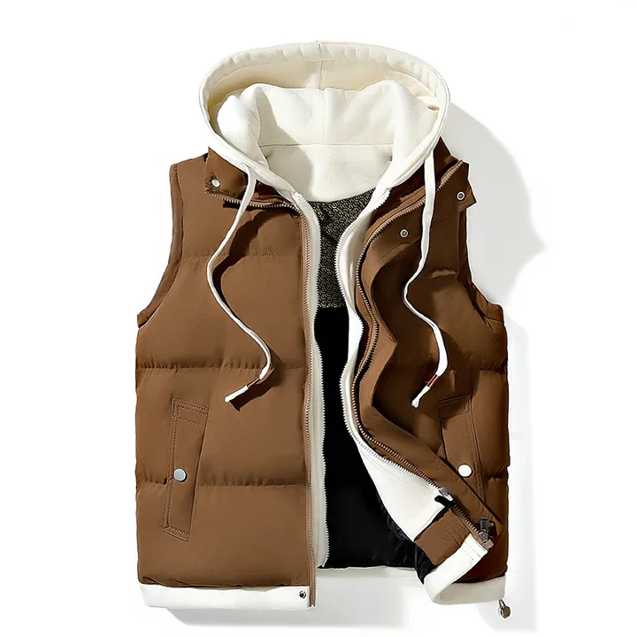 Men's Lightweight Puffer Vest Insulated Black