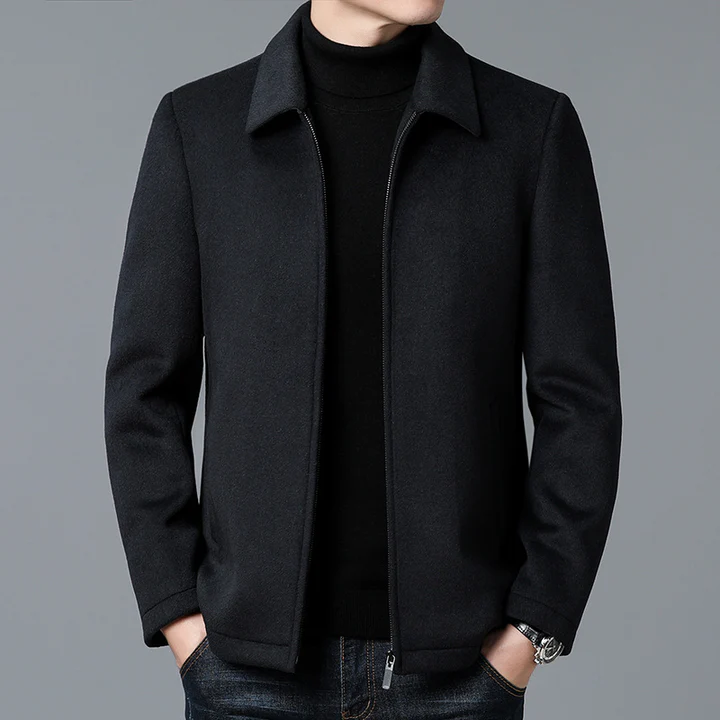 Men's Wool Jacket Modern Structured Fit