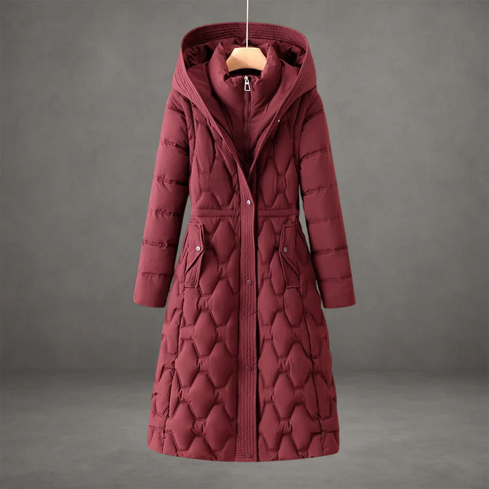 Women's Longline Hooded Coat - OutfitLondon