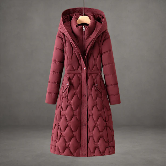 Women's Longline Hooded Coat - OutfitLondon
