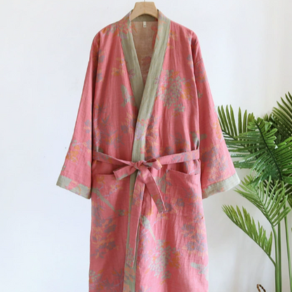 Soft Plush Waffle Robe for Women and Men