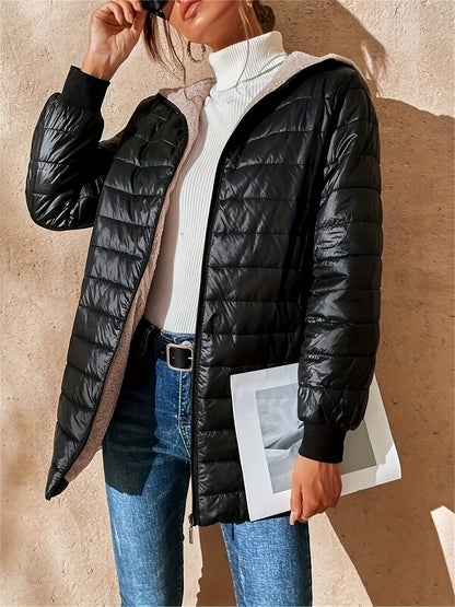 Warm Quilted Winter Jacket