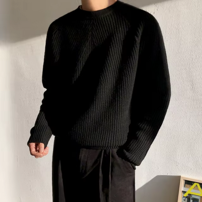 Casual Fit Soft Cotton Sweater Men