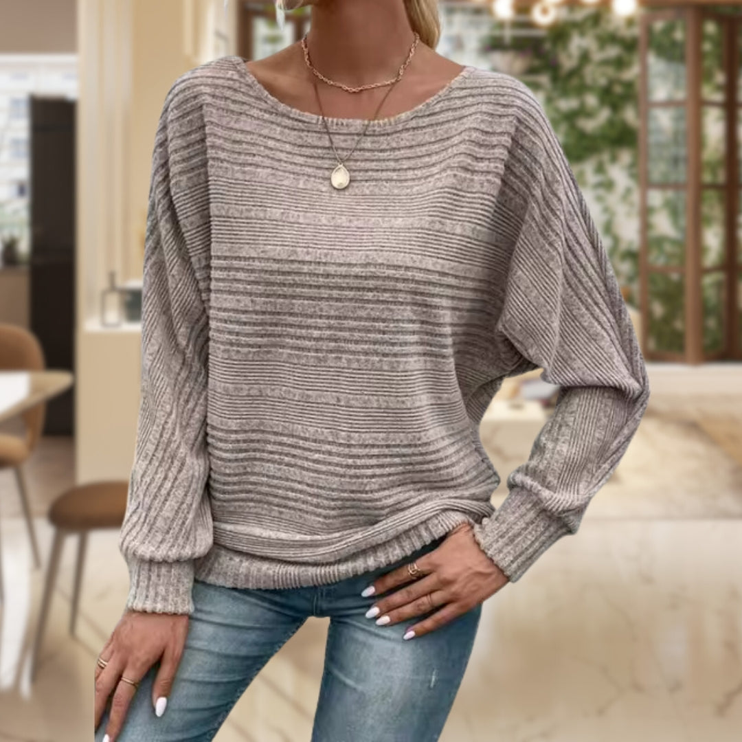 Colorful Ladies Cable Knit Sweater - OutfitLondon