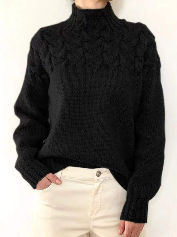Soft Ladies Classic Crew Neck Cashmere Sweater - OutfitLondon