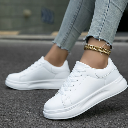 Comfortable Leather Supportive High Top Sneakers