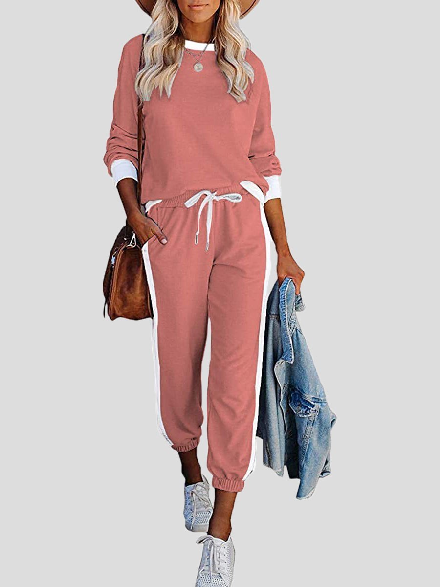 Comfortable Ladies Lounge Sweat Suit Set