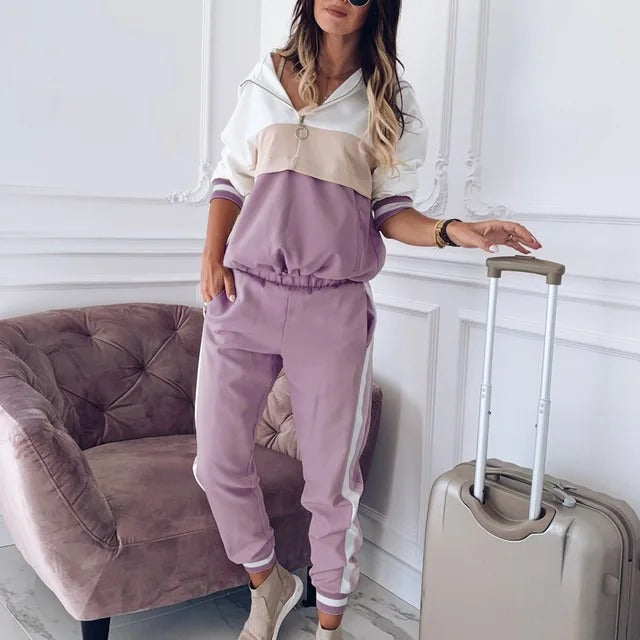 Soft Women's Hooded Tracksuit Set