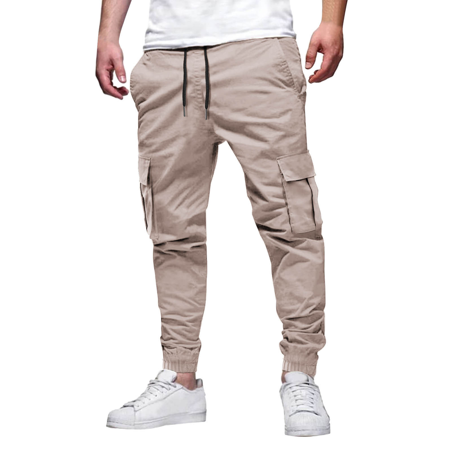 Men's Slim Fit Stretch Cotton Trousers