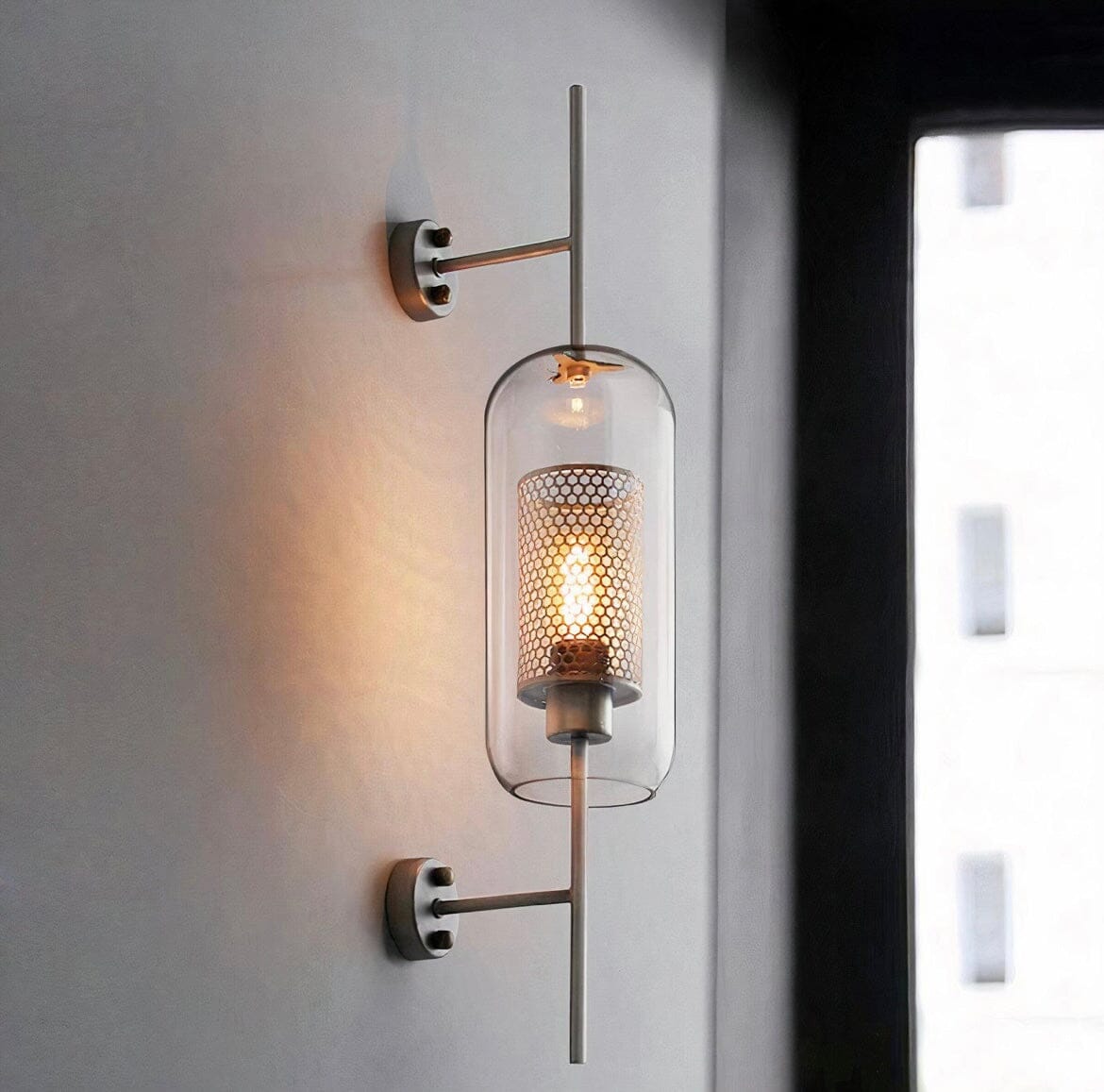 Simple Glass Desk Lamp