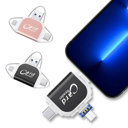 Multi-Function 4-in-1 Card Reader Adapter - OutfitLondon