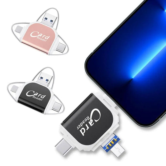 Multi-Function 4-in-1 Card Reader Adapter - OutfitLondon