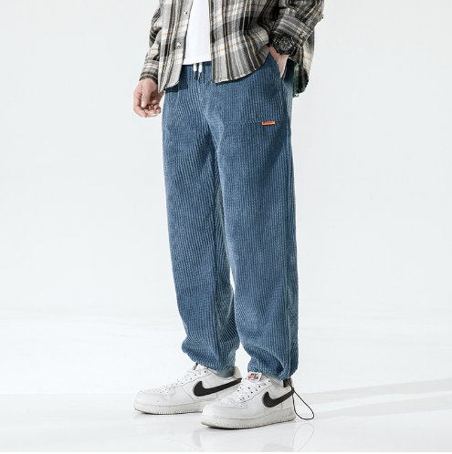 Comfortable Loose Fit Corduroy Pants for Casual Wear