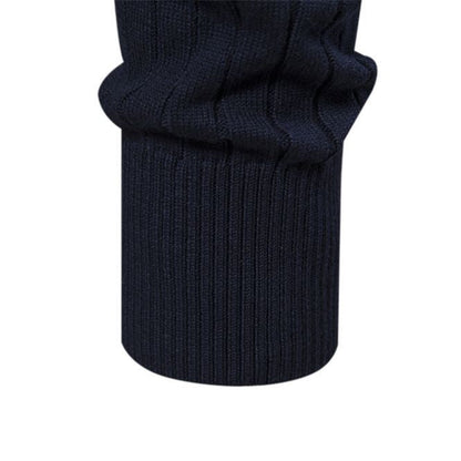 Classic Quarter Zip Men's Knitted Sweater