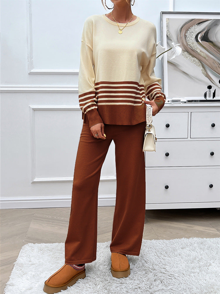 Comfy Vertical Stripe Jumpsuit for Ladies