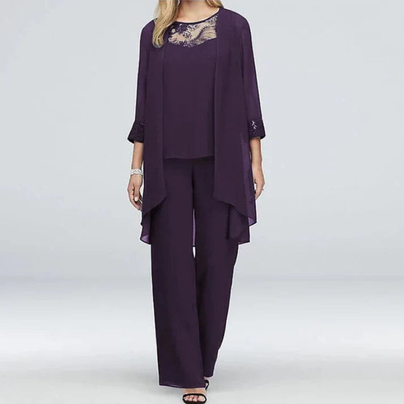 Elegant Ladies 3 Piece Suit Set