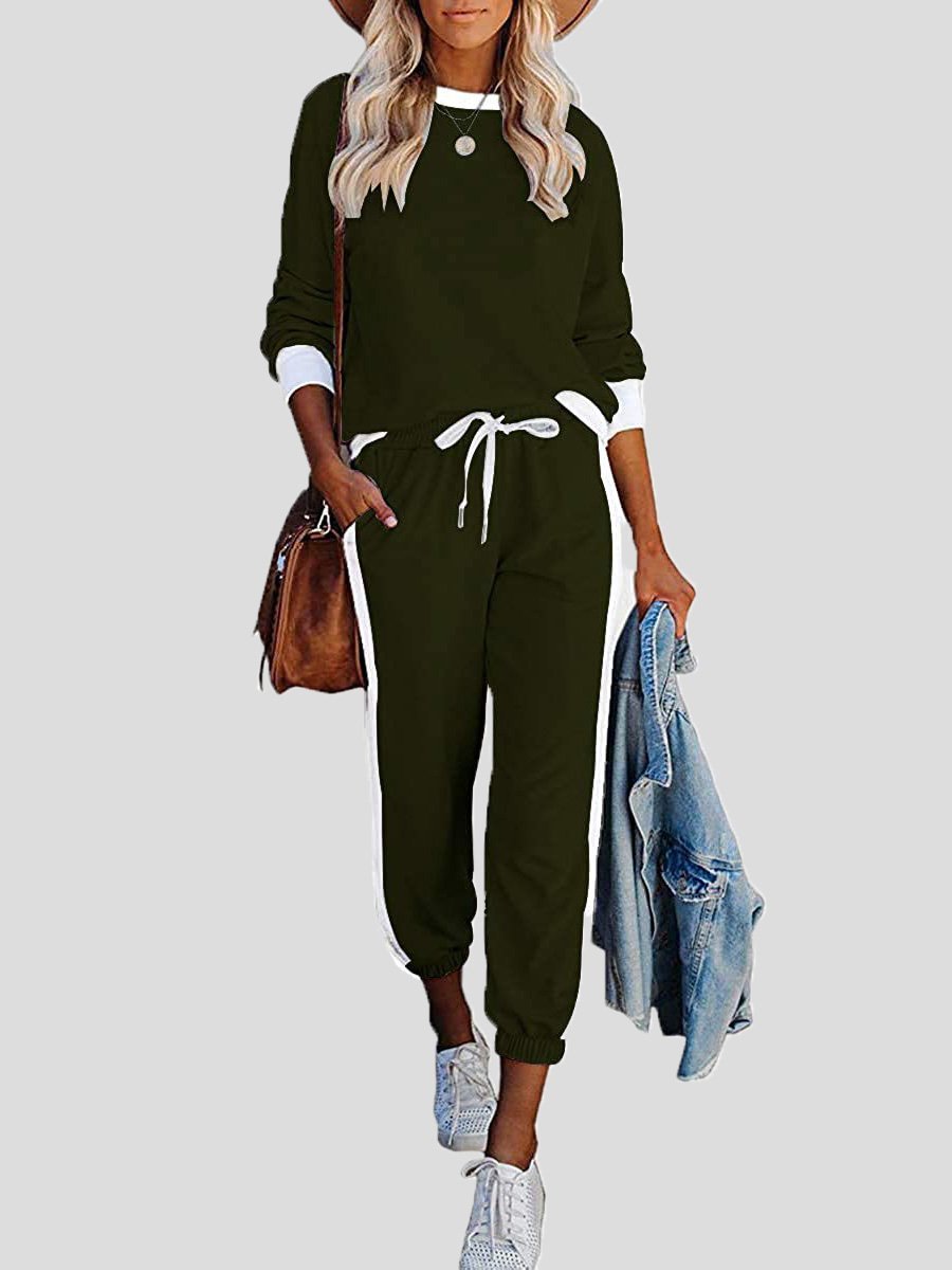 Comfortable Ladies Lounge Sweat Suit Set