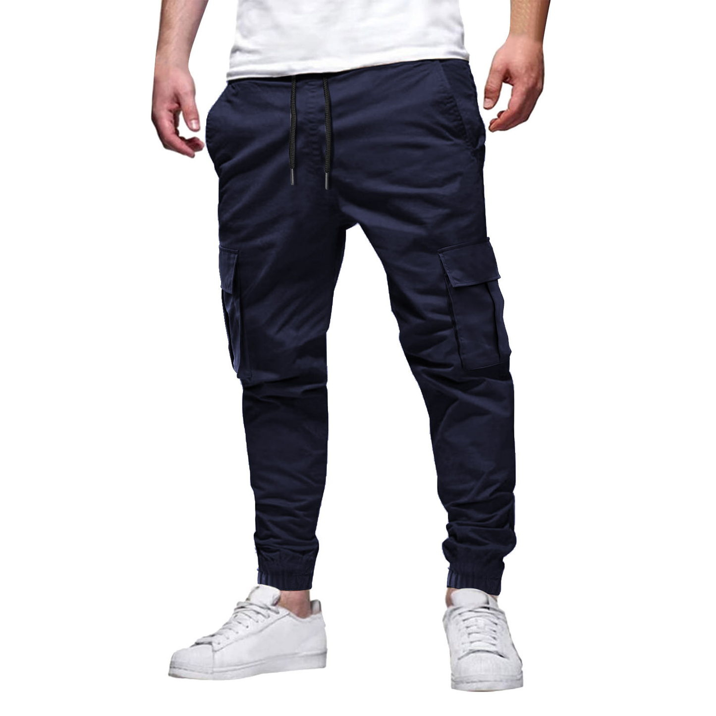 Men's Slim Fit Stretch Cotton Trousers