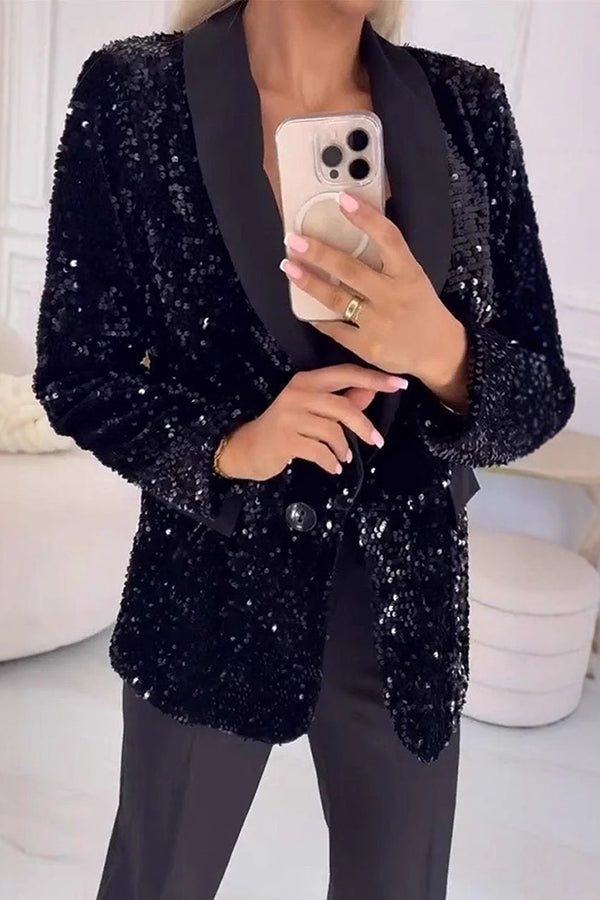 Glamorous Sparkle Jacket - OutfitLondon