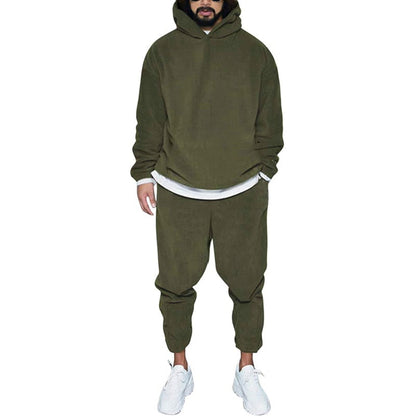 Relaxed Fit Hoodie and Jogger Tracksuit Set